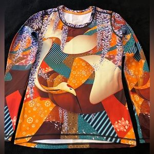 INKnBURN fall ‘Crane’ pullover with thumbholes